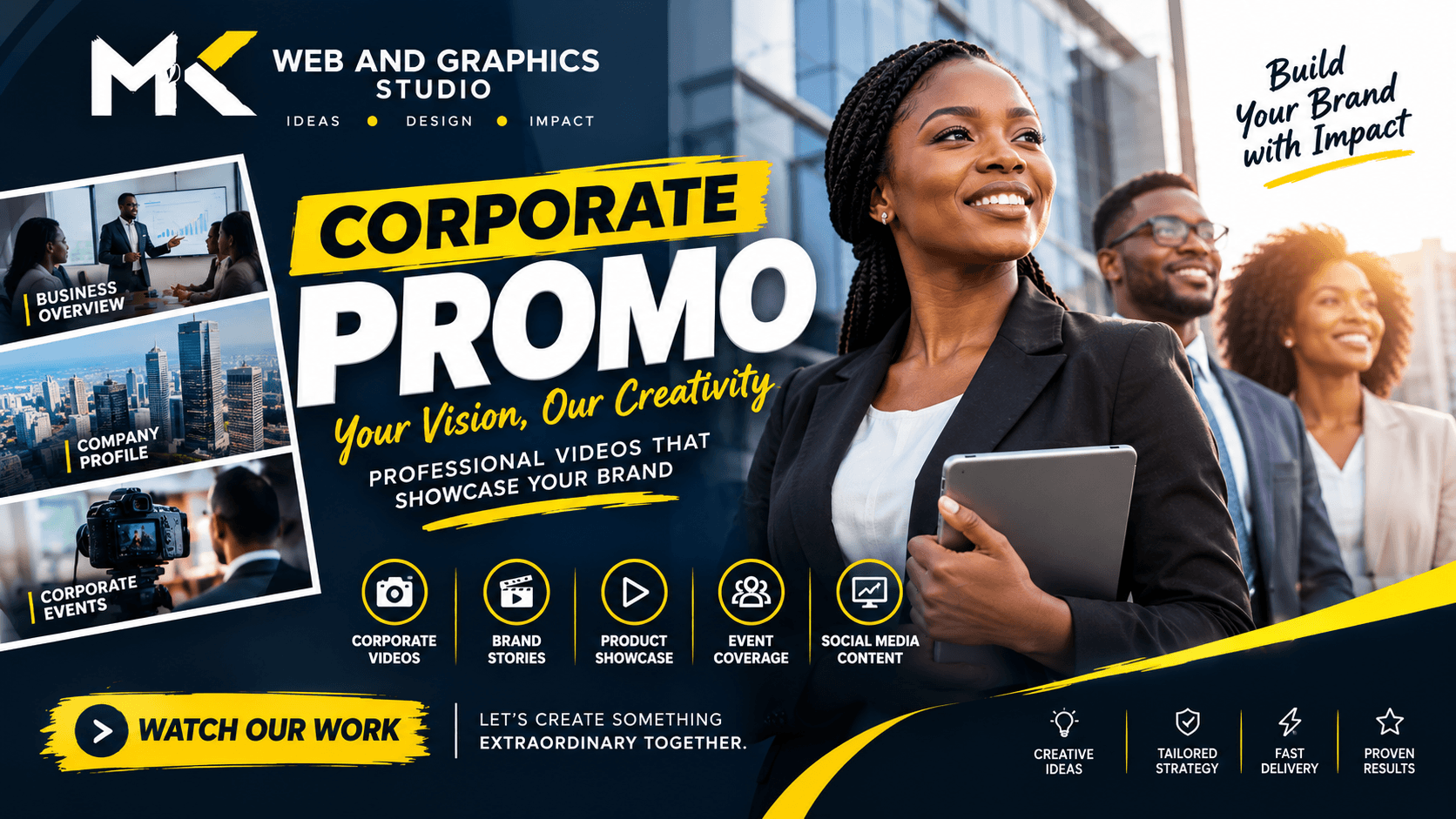 Corporate promo video